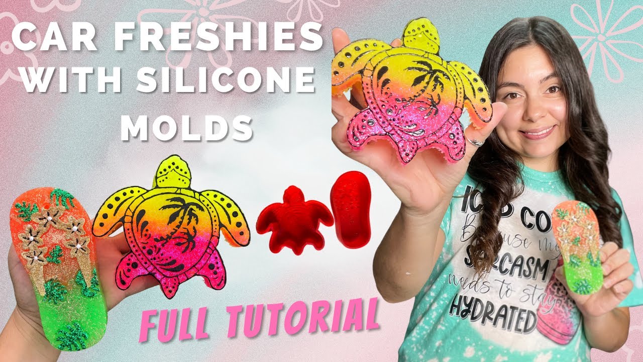Car Freshie With Silicone Mold | Full Tutorial | How to Make Car Freshies Using Silicone Mold