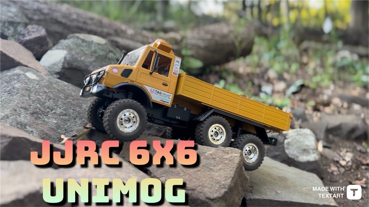 Гусеничный вездеход JJRC 6x6 Unimog 1/18 — просто супер! C8823