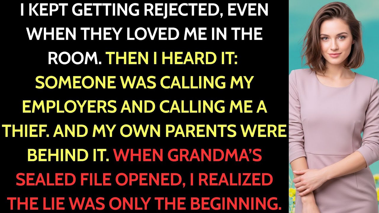 My Parents Told Every Employer I Was A Thief—Grandma Had Already Prepared For That