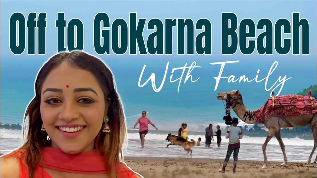 Poco bidlu gokarna beach alli 😂 🐕 | Dhanushree