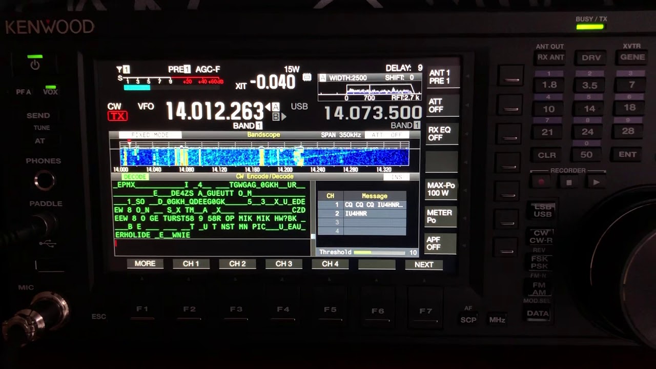 Test Kenwood Ts890 - Cw Skimmer