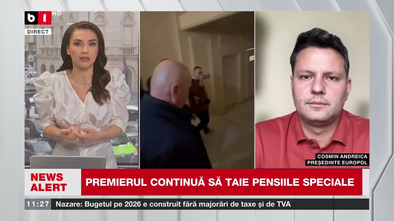 URMEAZĂ REFORMA PENSIILOR DIN MAI ȘI APĂRARE. C. ANDREICA, EUROPOL, COMENTARIU_Știri B1TV_23 febr.