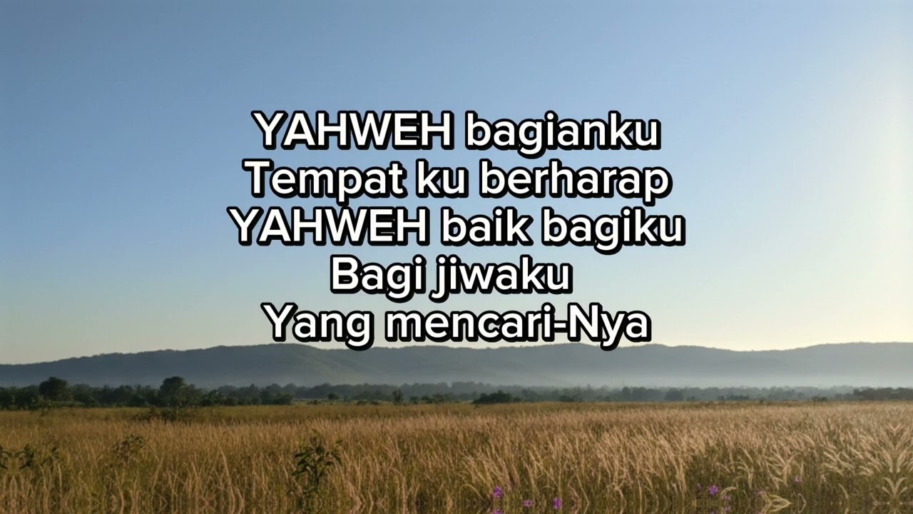 Tak Berkesudahan Kasih SetiaMu Bapa