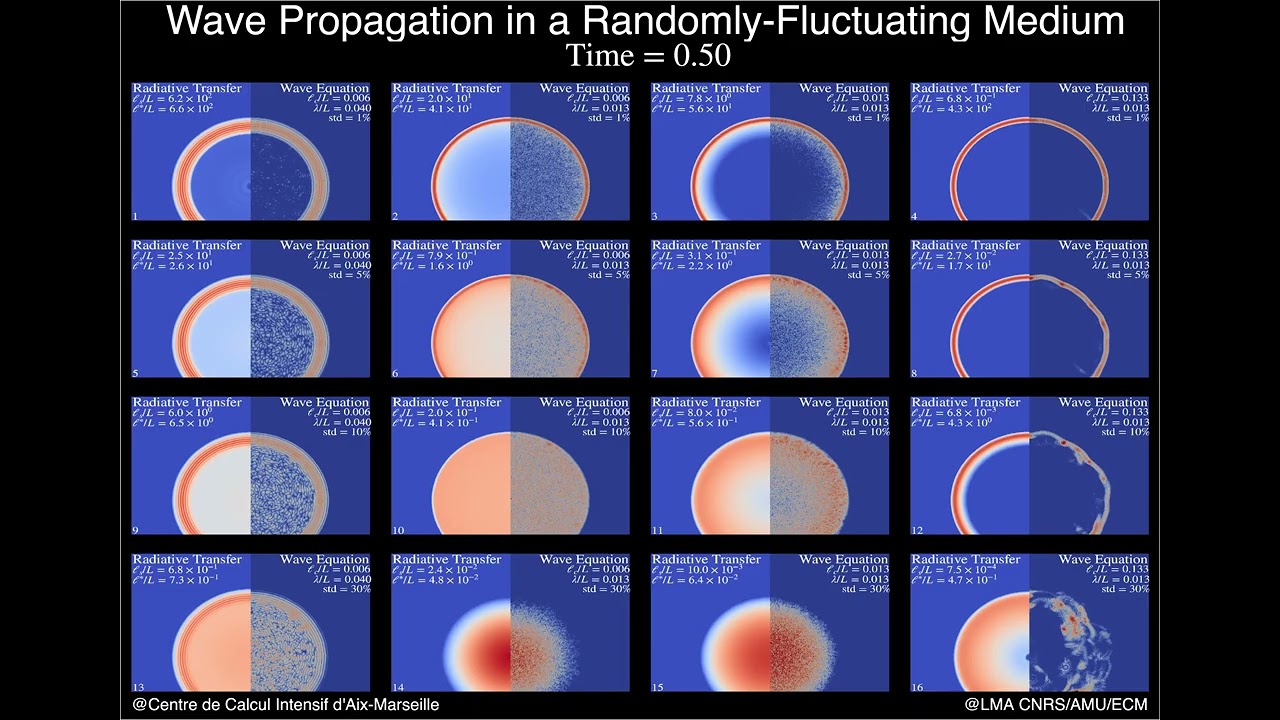 Radiative Transfer .vs. Full Wave Simulations