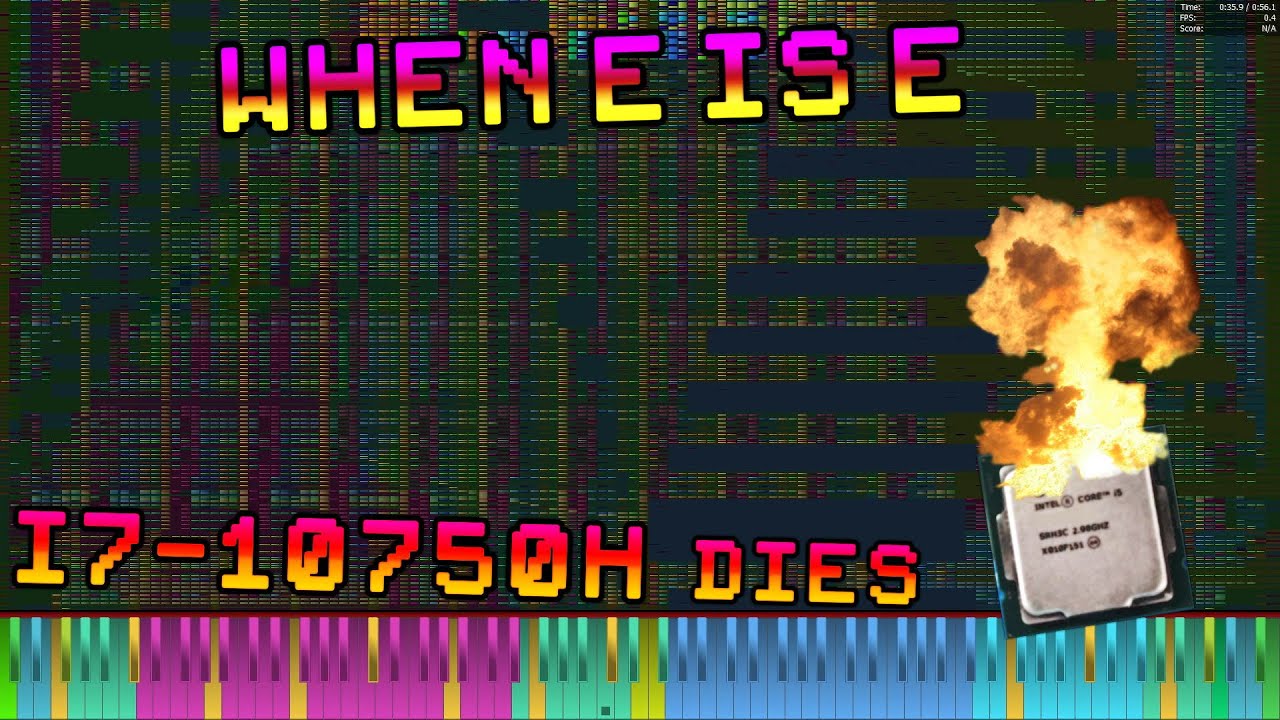 [Black MIDI] When E is E | 11.862.303 Notes | Legit Run (i7-10750H)