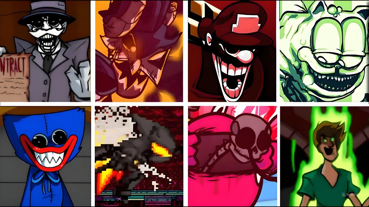 Death Toll But Every Turns a Different Characters Sing It 💚🎤 (FNF Death Toll but Everyone Sings It)