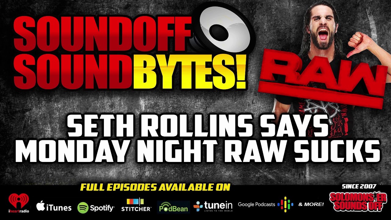 WWE Has Seth Rollins Admit Monday Night Raw SUCKS!