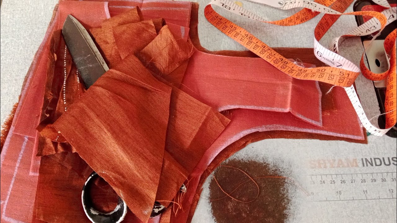 new trending blouse cutting and stitching video