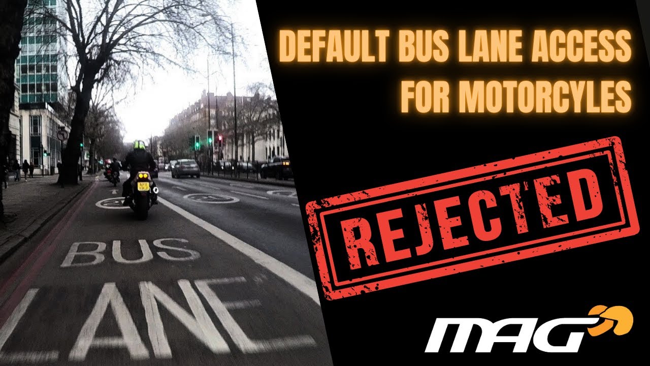 Government Rejects Default Access for Motorcycles in Bus Lanes #MAG