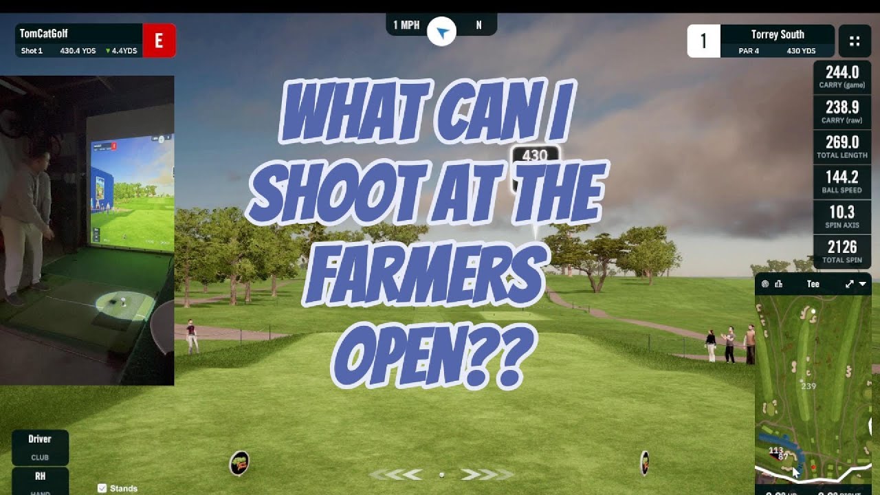 Simulator Tour - Can I go Low at the Farmers Open??