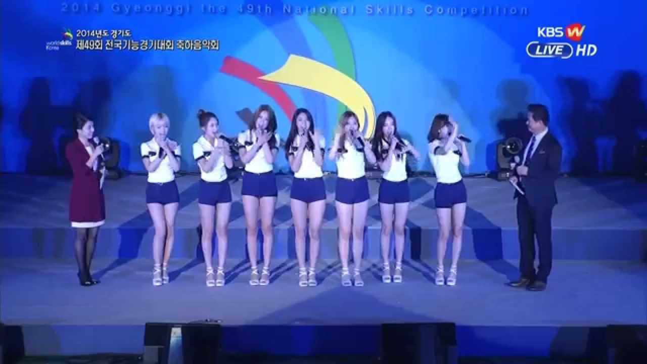 Live HD | 141006 AOA - ELVIS & Talk @ KBS W 2014 Gyeonggi The 49th National Skills Competition