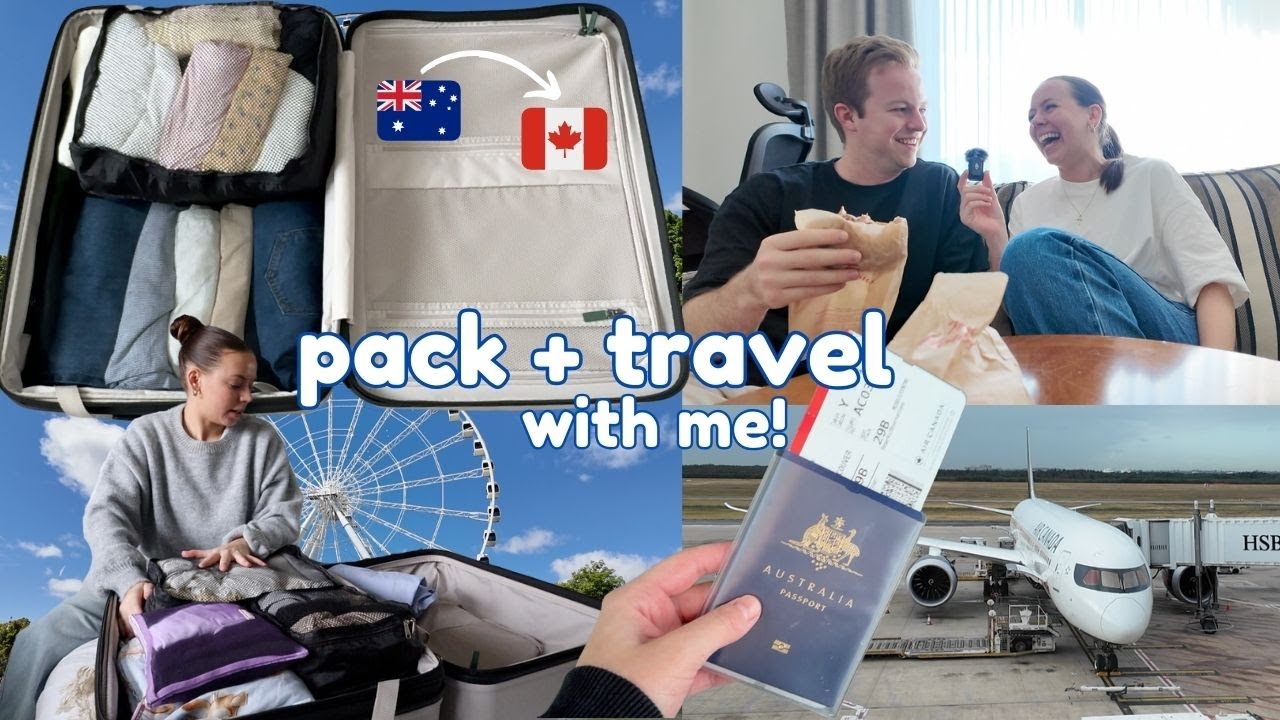 pack with me for a 2 week trip! 🧳 + travel with me ✈️ + 24 hours in Montreal! 🇨🇦