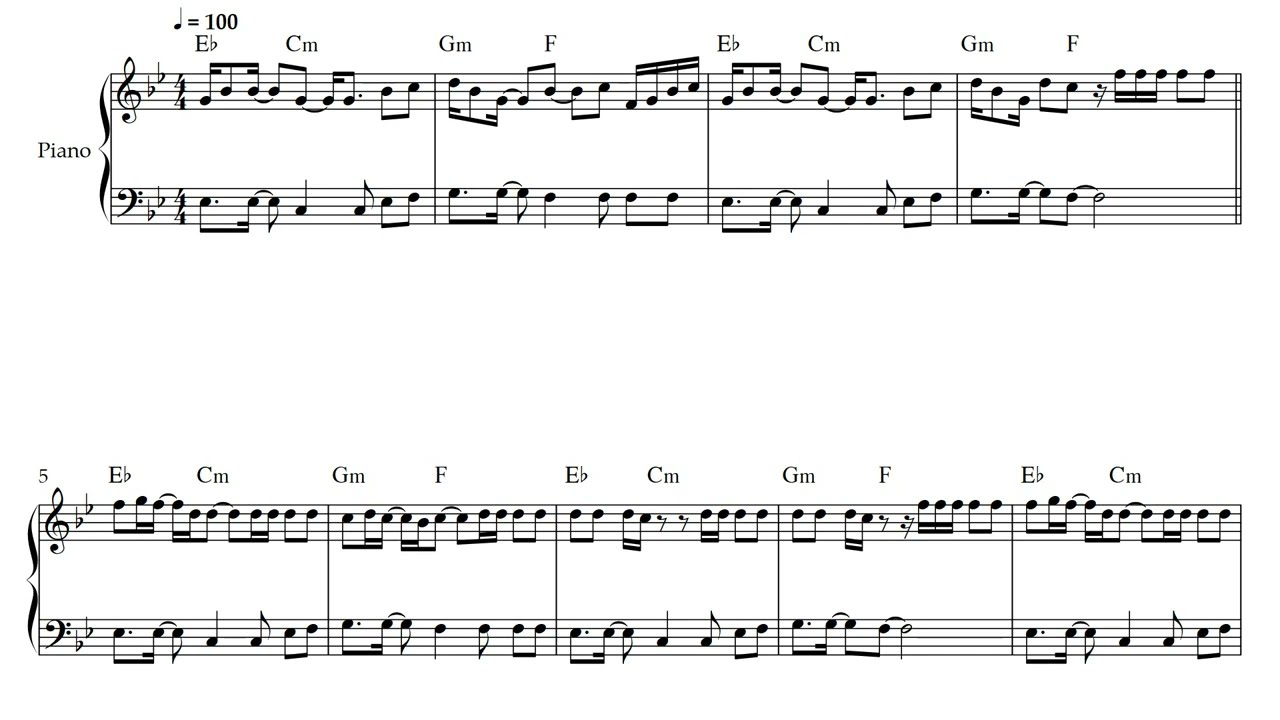 Lush Life - Zara Larsson | Piano Sheet Music