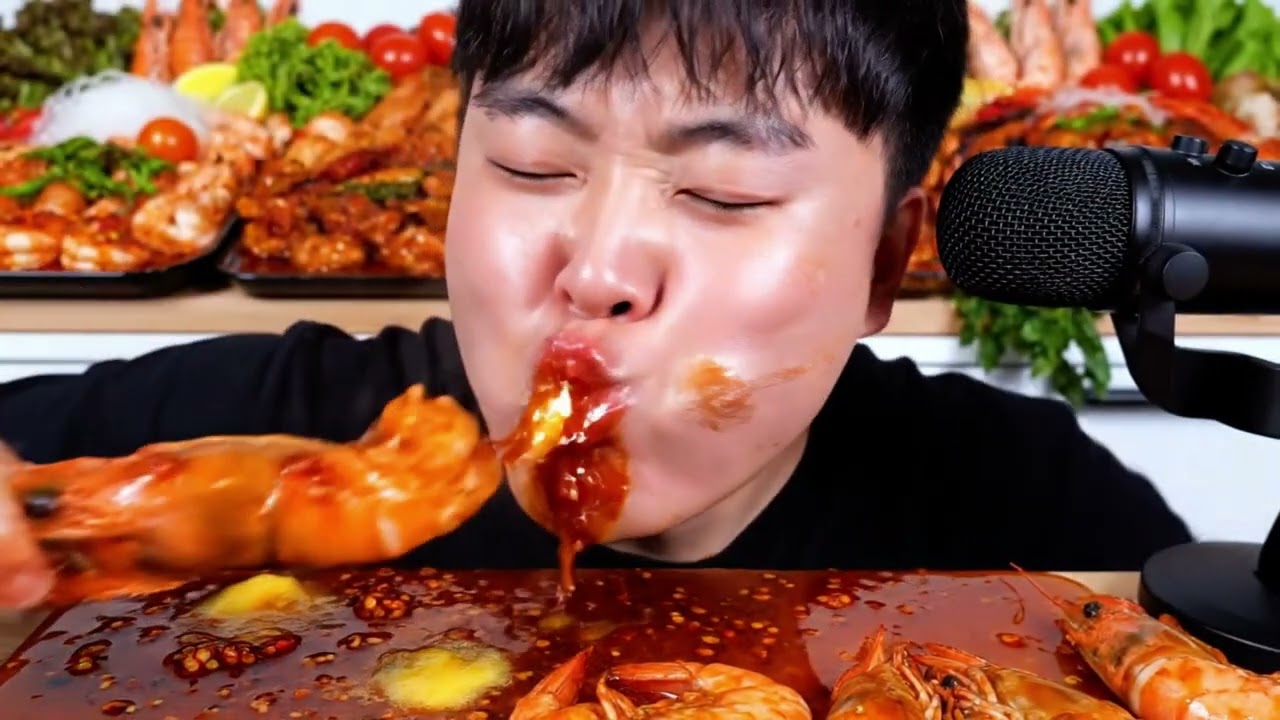 🔥 SPICY SEAFOOD BOIL Mukbang 🦀🦐 King Crab, Shrimp & Butter Sauce (No Talking ASMR)