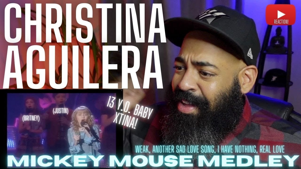 CHRISTINA AGUILERA - MICKEY MOUSE CLUB R&B MEDLEY (LIVE) - REACTION