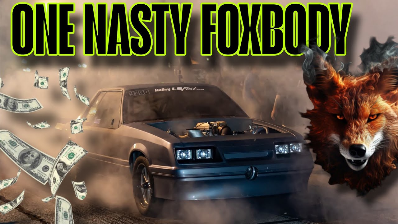 That's One Nasty Foxbody Boosted LS Mustang доминирует в нашем заезде 6sixty Street Back of the T...