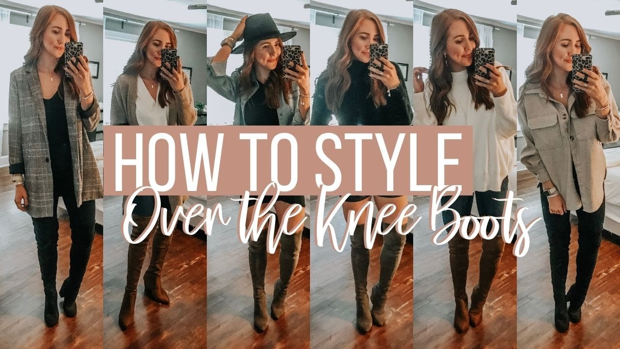 HOW TO WEAR OVER THE KNEE BOOTS! How to Style OTK Boots! Lookbook & Outfit Ideas | Moriah Robinson