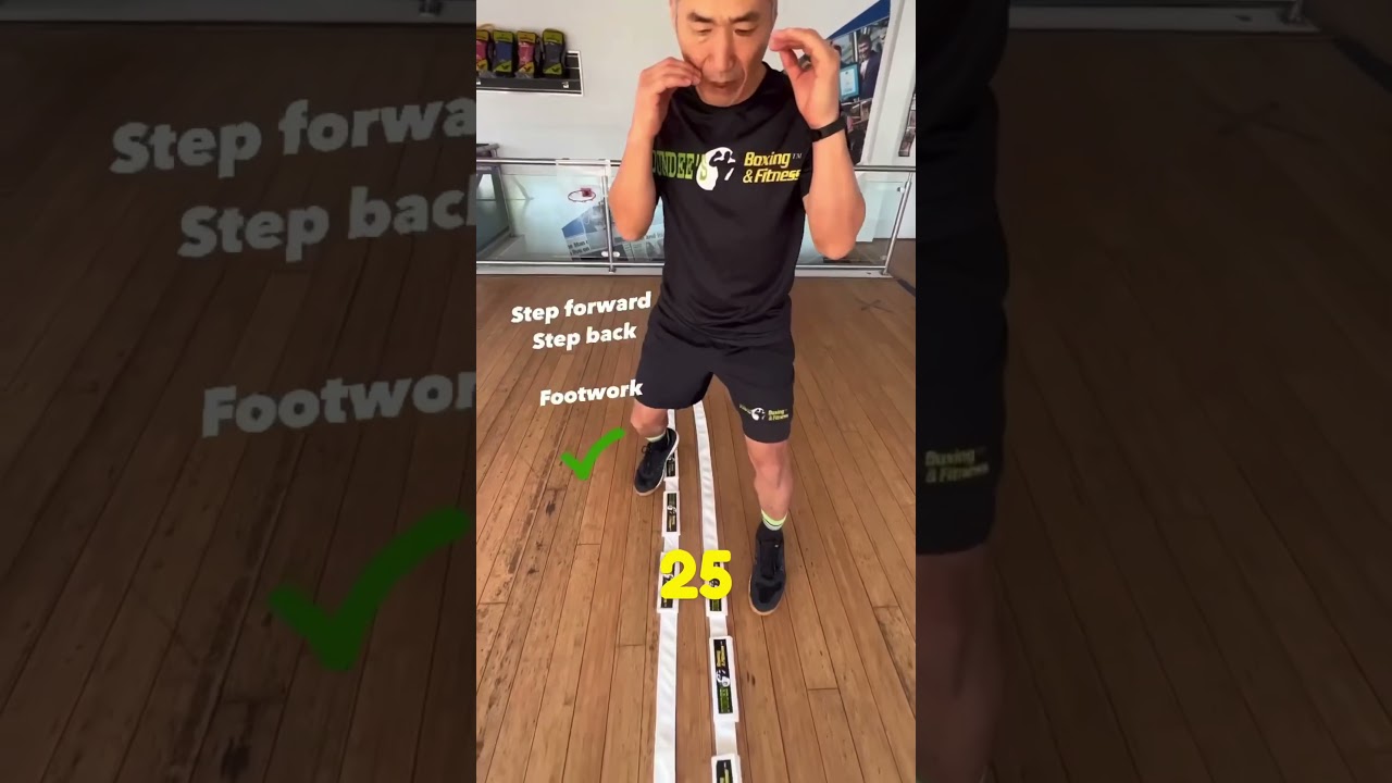 Boxing Footwork: How to Step Forward and Backward #boxing #boxingtips #boxingtraining