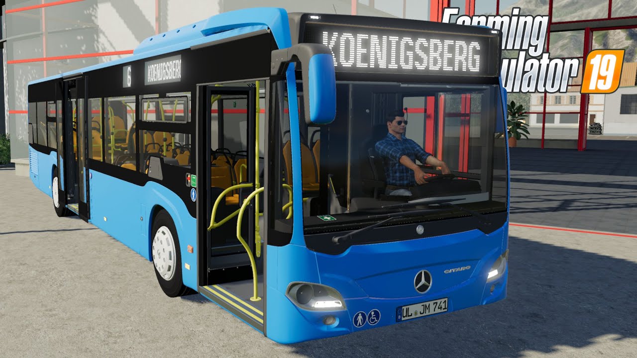 FS19 - Mercedes - Benz Citaro - Farming Simulator 2019 BUS Vehicle Mod #gaming #games #gameplay