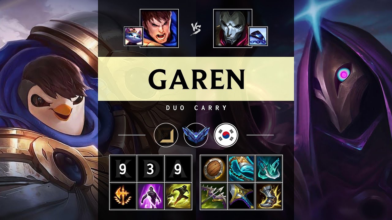 Garen ADC vs Jhin - KR Diamond Patch 25.07