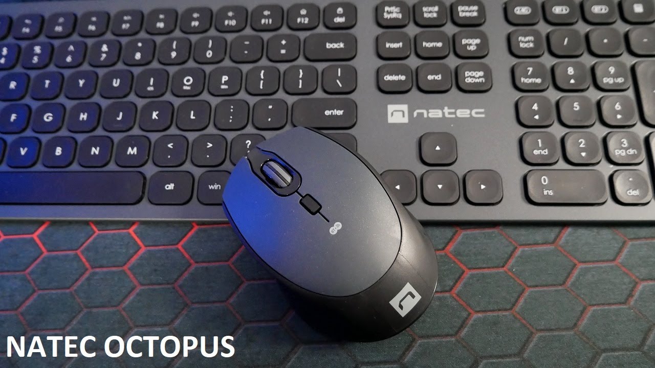 Natec Octopus - Bezprzewodowy zestaw z klawiaturą i myszką w cenie ok. 150 złotych
