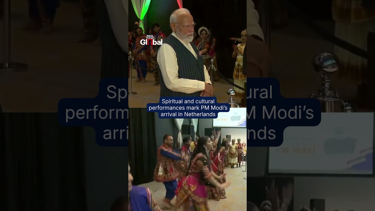 Culture Meets Diplomacy: Modi Greeted With Vibrant Performance by Diaspora in The Hague