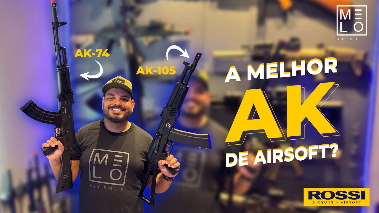 A melhor AK de airsoft? Review Ak 105 e Ak 74
