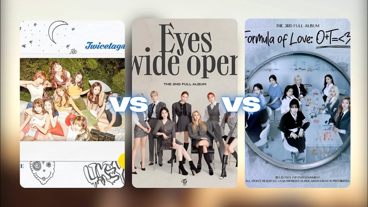 Twice Ultimate Full Album Battle - (Twicetagram vs Eyes Wide Open vs Formula Of Love)