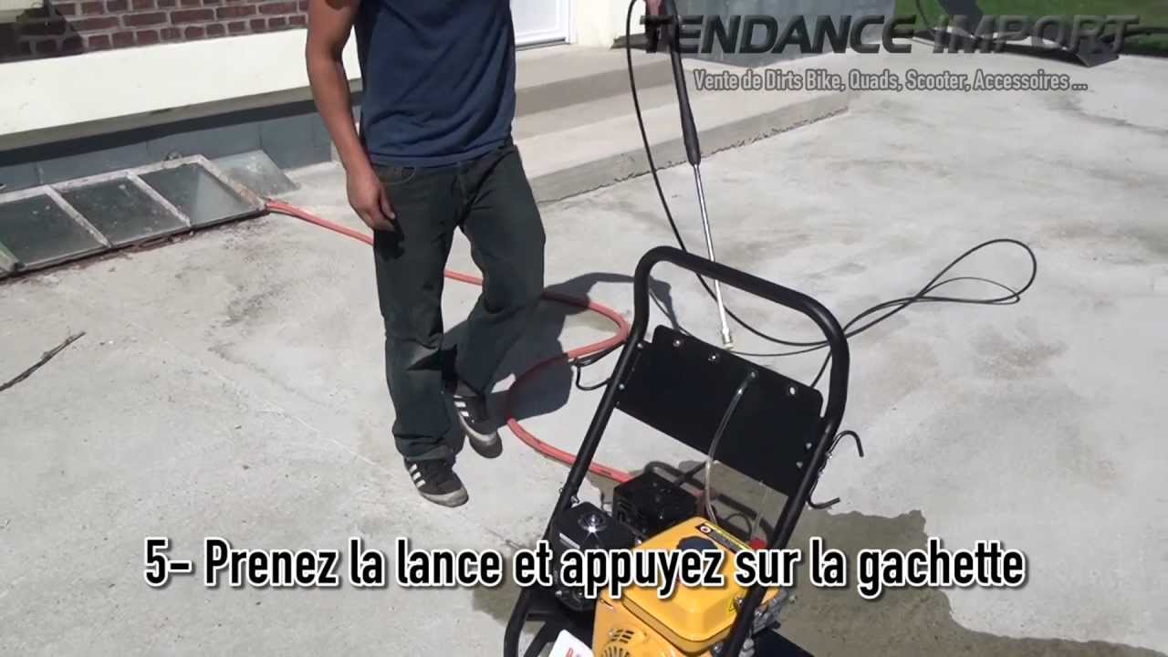 Tendance Import - Mise en route du Nettoyeur Haute Pression Thermique