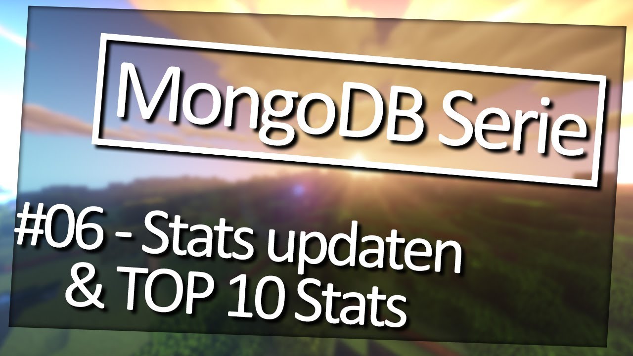 Spigot und MongoDB | #006 | Stats updaten & TOP 10 Stats 🤗 [ShortByte]