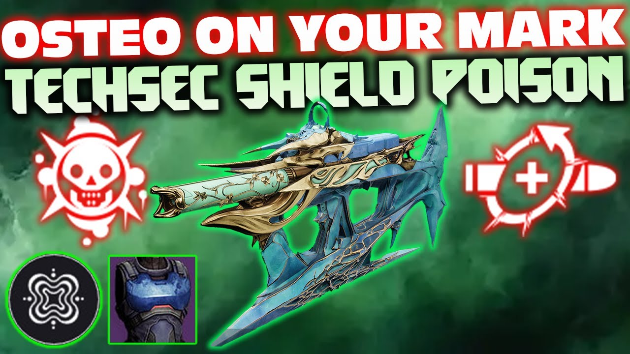 POISON CURES! Osteo Striga x10 On Your Mark Techsec Shield Poison - Destiny 2