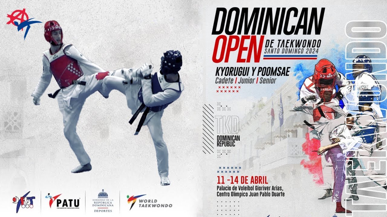 🔵 Sebastián Navea 🇨🇱 vs 🇧🇭 Jesús Tortosa 🔴 M. -63 kg. Final @ Dominican Open 2024 #Taekwondo