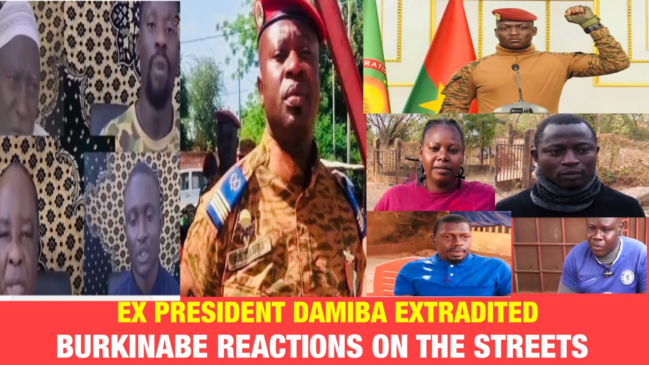Extradition Of  Burkina Faso Ex President Paul DAMIBA | Burkinabe Reactions On the Streets 