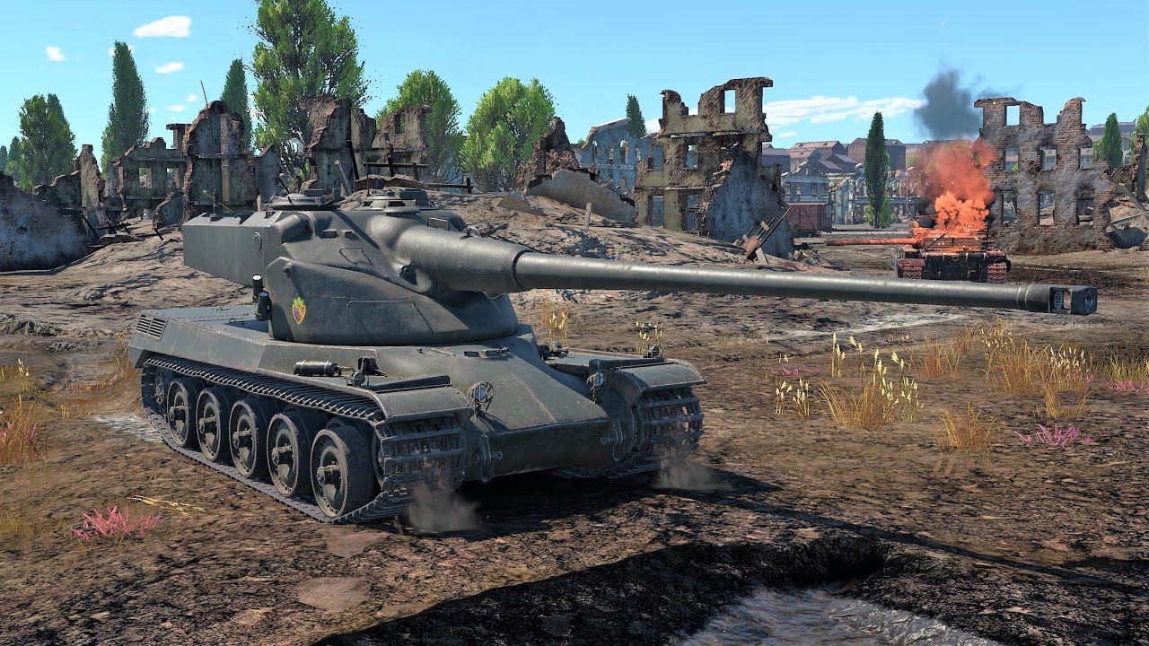 War Thunder: France - AMX-50 Surbaissé Gameplay [1440p 60FPS]