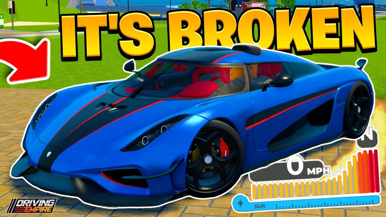 This Koenigsegg Is BROKEN In Driving Empire!