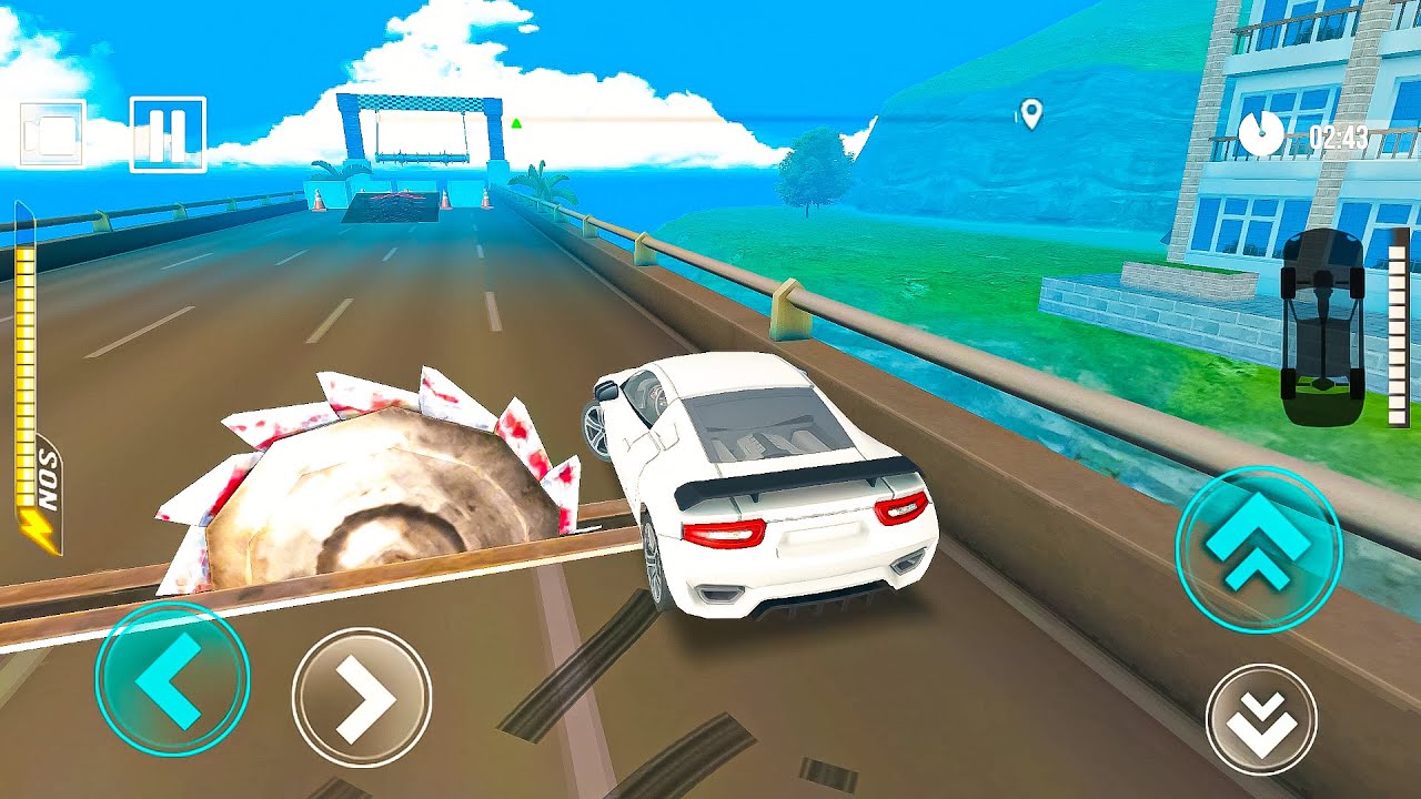Deadly Race #18 (Speed Car Bumps Challenge) | Gameplay Android