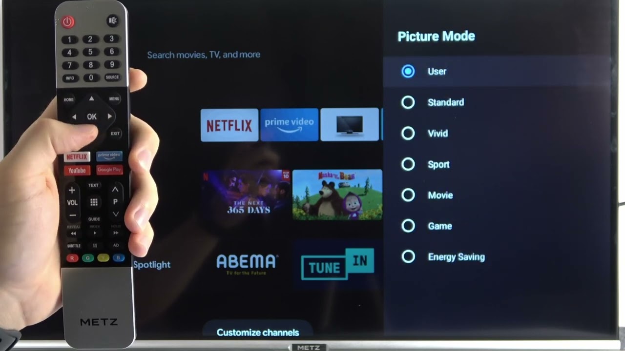 Как изменить режим изображения на Android TV?