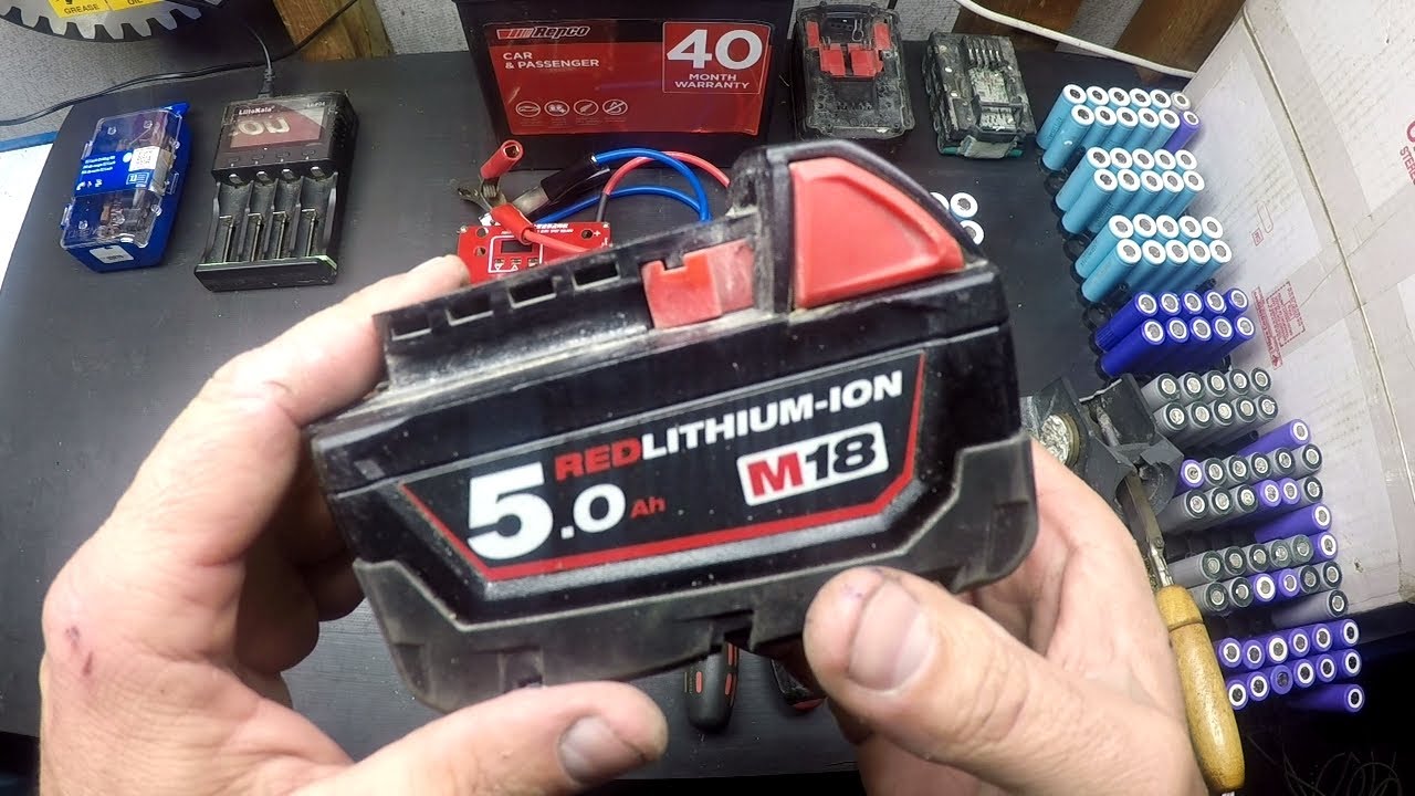 Milwaukee m18 battery repair FULL INSTRUCTIONS