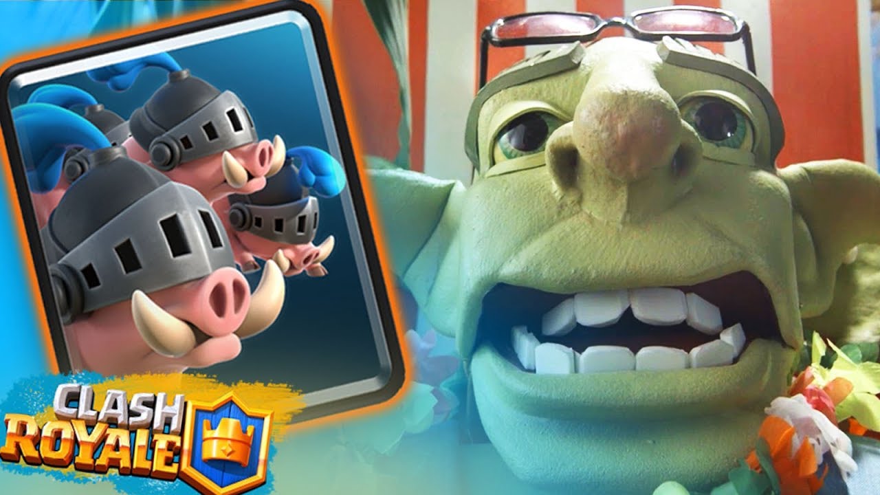 ÇİRKİN GOBLİNLER VE KRALİYET DOMUZLARI.!! | Clash Royale
