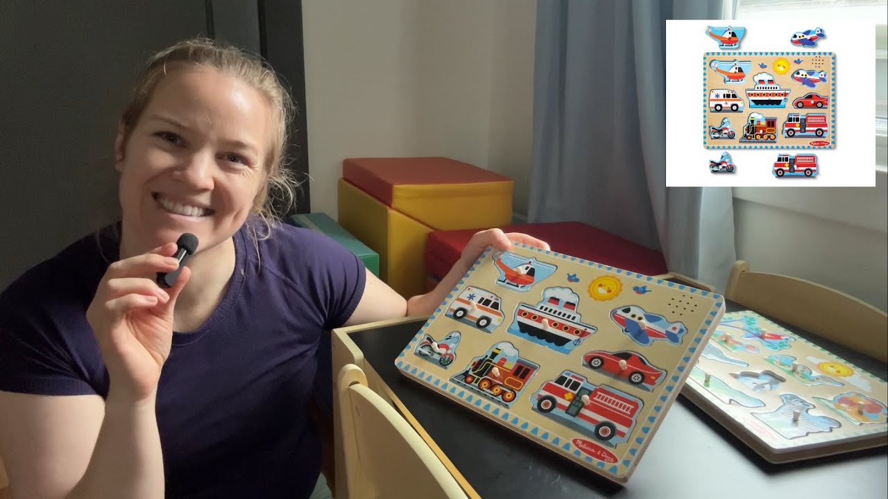 The Puzzle My Toddler Never Gets Tired Of | Melissa & Doug Vehicles Sound Puzzle Review