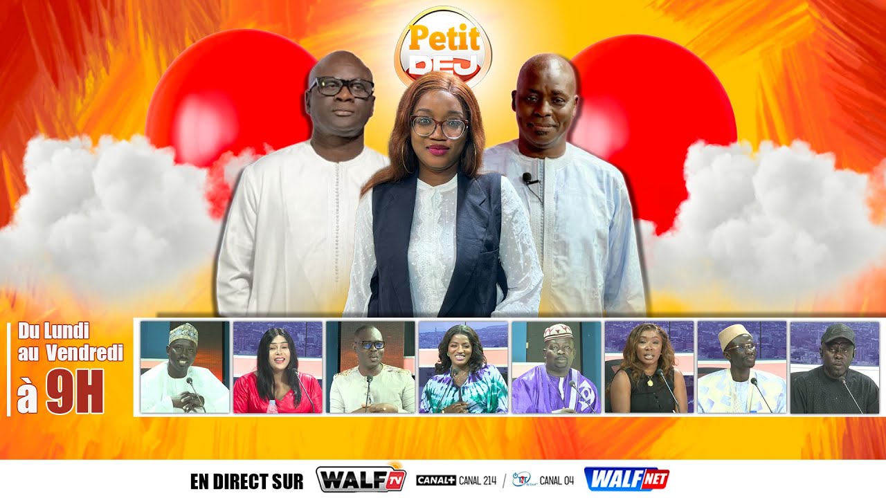 Petit Déj du lundi 03 fevrier 2026 sur walf tv