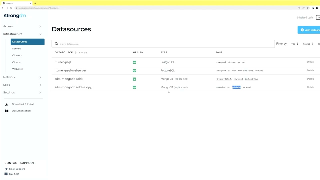 Product Demo - Three ways to use strongDM tags