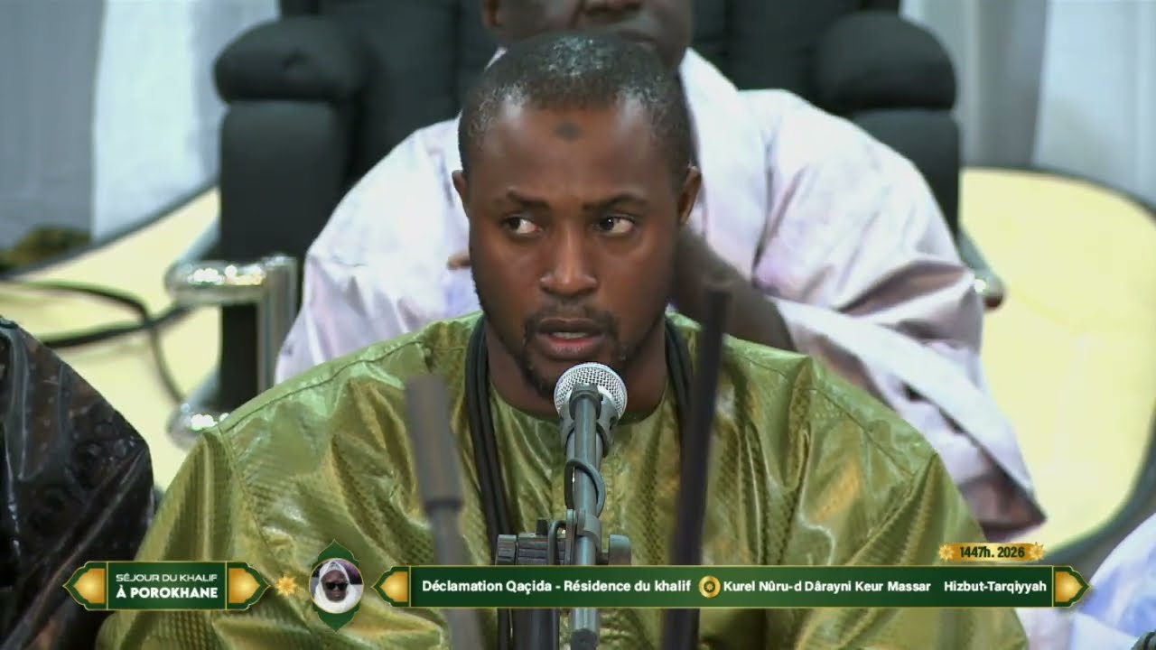 Wadiahtou lillahi Wadjhi Kurel Nûru d Dârayni HT Keur Massar Séjour du Khalif à Porokhane 2026