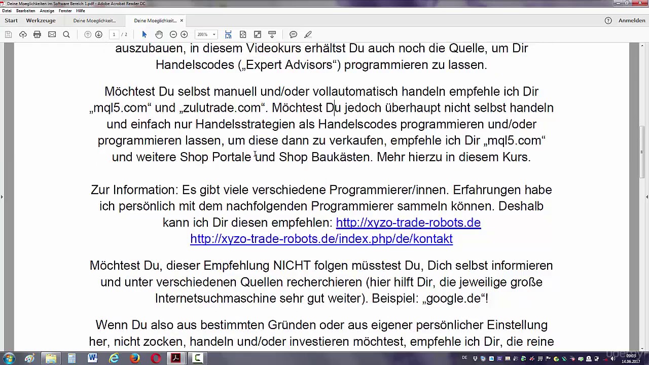 Videolektion 1: Software erfolgreich verkaufen