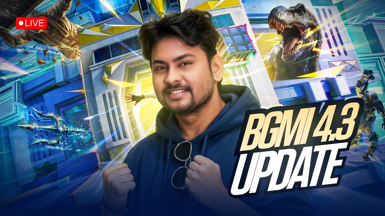 🔴LIVE - BGMI NEW UPDATE 4.3 | ROAD TO CONQUEROR