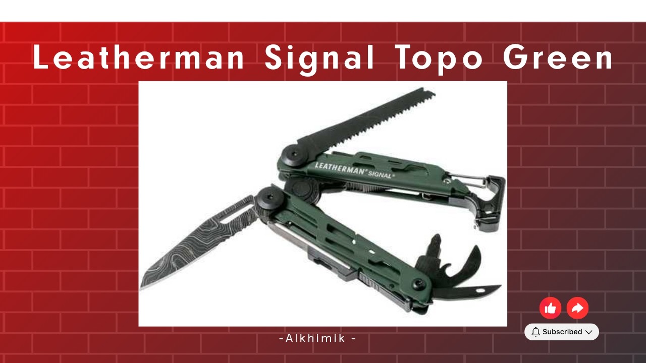 Зелений Leatherman Signal Topo. Як вам, топчік? 