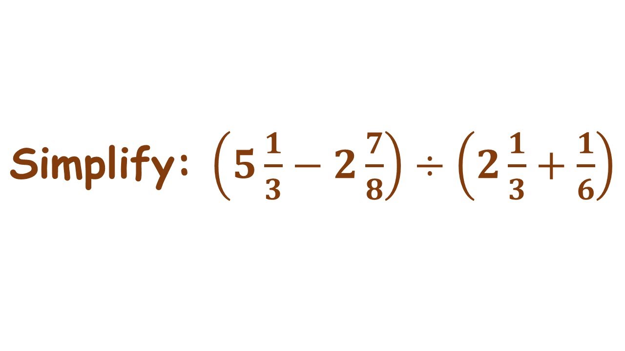 Fractions | Likely Examination Questions | Maths Center