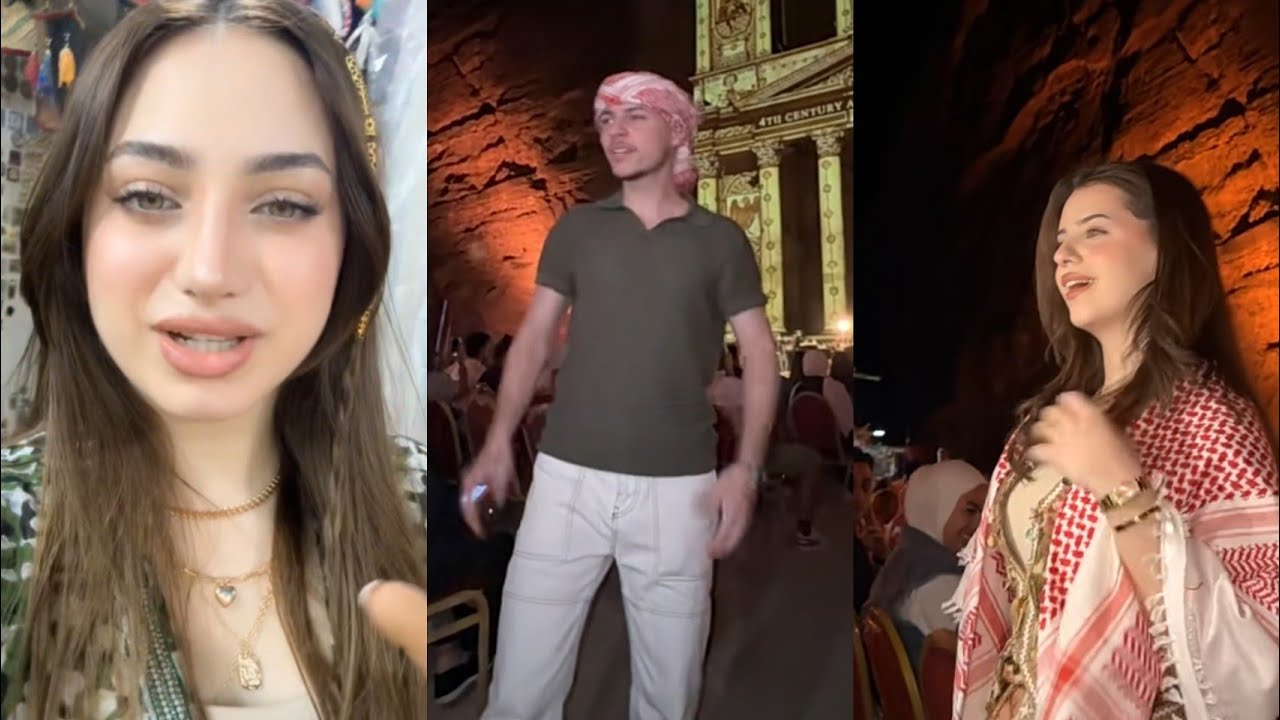 لانا ولين ❤️  ومصطفى وأنس والشلة وشوفو فعاليات نار في البتراء 