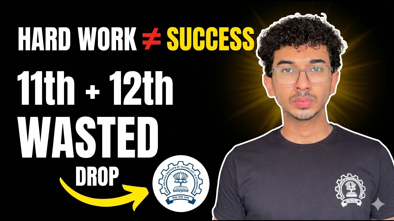 The Biggest Lie JEE Students Are Told (And Why It's Destroying Your Rank)
