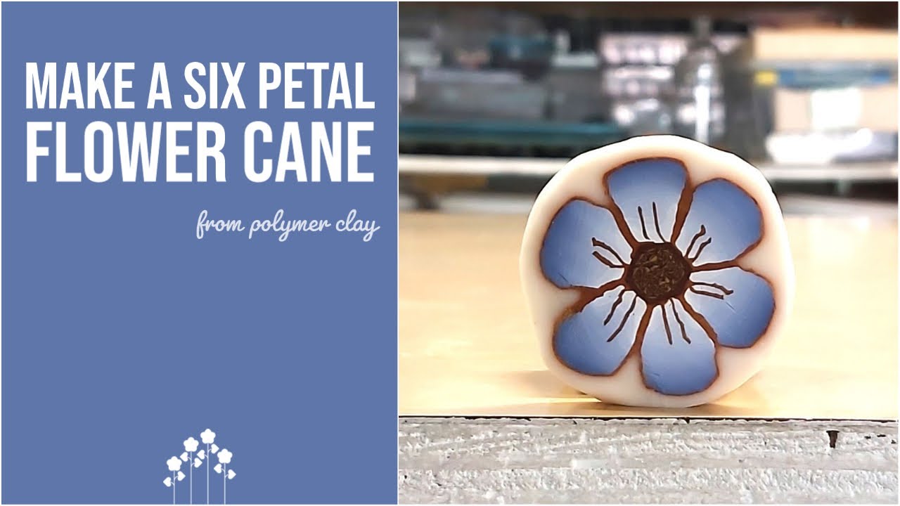 Make a Six Petal Flower Cane from Polymer Clay